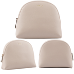 FURLA Camelia 雙色附小袋迷你斜背包/黑色/芭蕾粉, , large