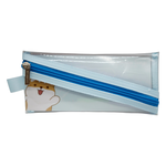 【PENROTE 筆樂】柴語錄環保無毒透明筆袋 藍, , large