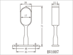 Closet Rod Bracket, , large