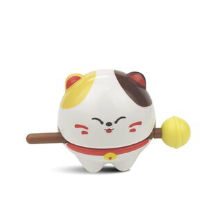 敲敲萌木魚_貓來福到 可愛萌寵 解壓神器 桌面擺飾