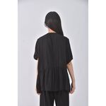 (XL) ringbear寬鬆黑色短袖上衣二手衣, , large