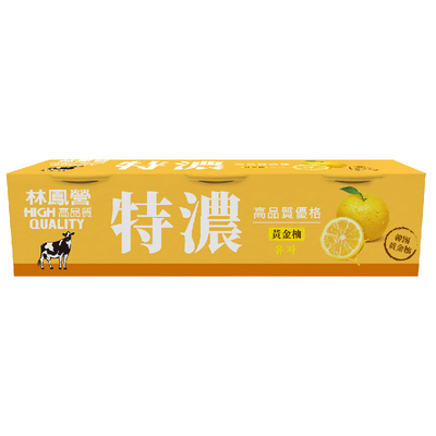 林鳳營特濃重乳優格(黃金柚)80gx3