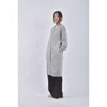 (XL) suitangtang長版排扣灰色外套二手衣, , large