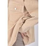 (L) genquo質感燈芯絨杏色外套二手衣, , large