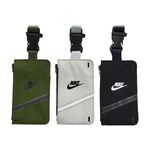 NIKE ID ZIP 識別證帶包 證件包 票卡夾 名片夾 證件夾 證件套 卡套 時尚 拉鍊口袋 安全扣 黑 軍綠 銀白, , large