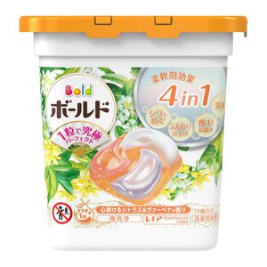 日本PG BOLD 4D洗衣球-柑橘馬鞭草 11入