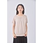 (S) lativ棉質杏色短袖上衣二手衣, , large