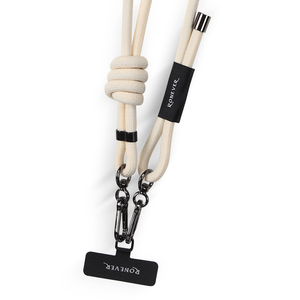 [RONEVER] 手機編織掛繩8mm/1.7M PD037 卡其色