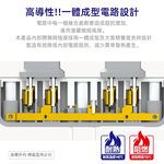 Super King 1 on 2 plugs (2P+3P) 3 to 2 (overload protection) SNB634, , large