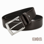 【CH-BELT 銓丞皮帶】休閒皮帶 沉穩時尚 中性男皮帶腰帶(黑/咖), , large