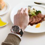 CITIZEN 星辰 限量 光動能電波萬年曆手錶 CB0217-04E, , large