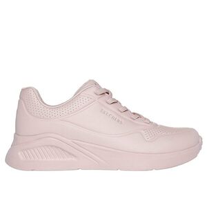 Kixpress-Skechers Uno Lite 女 運動休閒鞋 步行 健走 皮革 緩震 舒適 簡約 粉紅 [177289BLSH]