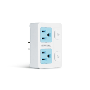 [RONEVER] 節電2開2插分接器 ZPR-056 白
