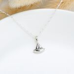 【Angel & Me】Sailboat s925 sterling silver necklace graduation birthday gift, , large