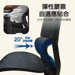 【G+居家】免組裝 人體工學8D萬向軟扶手電腦椅-黑色-鋁合金腳架-大圓弧(2吋炫風水晶黑(有飾蓋)), , large