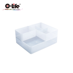 【O-Life】堆疊收納盒-B011白色3件組, 白色 / 黑色 / 紅色, large