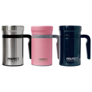 PERFECT 理想牌 品味316不鏽鋼全鋼辦公杯保溫杯 星鑽銀480cc-Leidea樂德兒