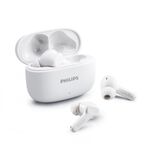 PHILIPS TAT1109 Strong Bass Bluetooth Headphones 24-Hour Playback AI Microphone Waterproof and Sweat Resistant Black/White, , large