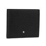 Montblanc 萬寶龍 粒面牛皮對開8卡短夾/黑色, , large