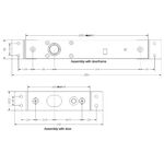 昌運監視器 SOYAL AR-1201A 斷電開 嵌入式 陽極鎖 鎖具 以新版AR-1207A-36出貨, , large