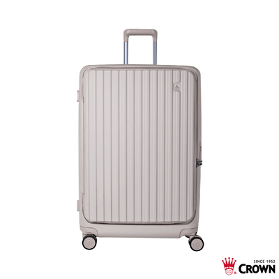 【CROWN BOXY】29吋上掀式行李箱-燕麥奶