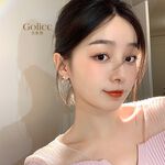 【Gulicc 】古莉可 耳環 小巧貓眼耳環, , large