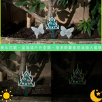 金德恩 GS MALL 台灣製造 夜光聖誕樹花插圍籬 園藝裝飾插牌 聖誕節花插 園藝裝飾 造景花插 花插 圍籬 夜光圍籬, , large