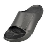 DIADORA迪亞多那 紓壓厚底拖鞋 MIT台灣製造 休閒 運動 簡約 素色 魔鬼氈 彈力 足弓支撐 舒壓 防滑 黑 灰, , large