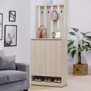 【Homelike】喜家居2.7尺屏風玄關鞋櫃(2502)