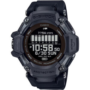 CASIO 卡西歐 G-SQUAD 心率偵測 GPS 藍芽 太陽能多元運動手錶-黑 GBD-H2000-1B