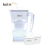Kolin 歌林 2.5L濾水壺(內含四重濾芯*1) 加贈2芯(共1壺3芯/適用Brita), , large