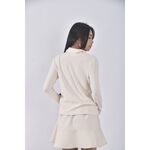 (S) gozo棉質高領杏色長袖上衣二手衣, , large