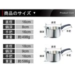 PERFECT 理想牌 極緻316不鏽鋼雪平鍋湯鍋可當刻度量杯 無蓋16cm-Leidea樂德兒, , large