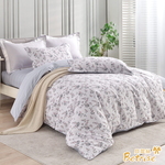 【Betrise】Take a walk with ducks | Reactive printing and dyeing 100% combed cotton thin pillowcase bed sheet set - single, , large