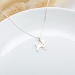 【Angel & Me】Chihuahua Dog s925 sterling silver necklace Birthday gift, , large