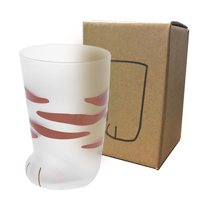 貓掌杯 【多色可選】水晶玻璃杯 貓爪杯 貓腳杯 貓 霧面 水杯 貓掌 貓爪 茶杯 咖啡杯 磨砂 貓腳 貓手 三花