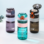 【TKK】美國進口Tritan克洛伊系列隨手杯 手提式 運動水壺550ML(直飲口設計)-青海藍, 青海藍, large