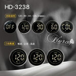 FLORA HD-3238無刷吹風機-薄藤紫, , large
