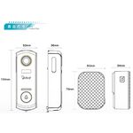 昌運監視器 DJS-SD003 智慧影視門口機 APP雙相對講 PIR運動偵測 人體運動偵測 進階智慧分類偵測, , large