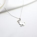 【Angel & Me】 Jack Russell Terrie Dog s925 sterling silver necklace Birthday gift, , large