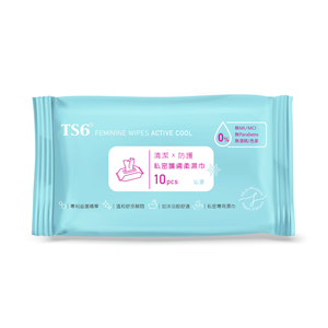TS6 Feminine wipes Active Cool
