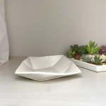 Minoyaki 8.5" Square Deep Bowl – White Glaze, , large
