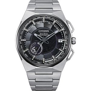 CITIZEN 星辰 限量週年紀念款 超級鈦GPS衛星對時手錶-星際黑 禮物 CC3097-52E