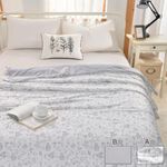 Printed summer double quilt, , large