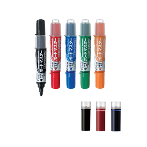 【龍品文創】  PILOT 百樂  中字白板筆5色+卡水30支 量販包 學校 辦公 文具