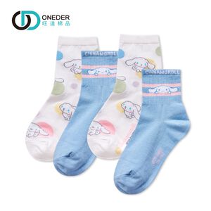 (多款)Sanrio 三麗鷗 大耳狗中統襪【旺達棉品】CN-A305