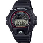 CASIO 卡西歐 G-SHOCK 經典配色電子錶 學生錶 手錶-黑 DW-6900RL-1, , large