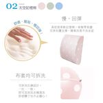 【格藍傢飾】水玉涼感舒壓腰靠墊 記憶綿 記憶枕 護腰靠墊 辦公椅靠墊 腰靠 腰枕 坐椅靠墊, , large