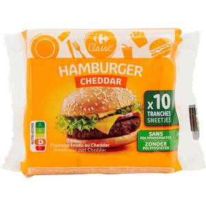 C-Hamburger Cheddar Slice 200g