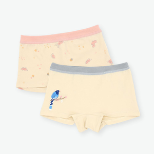 minihope歡樂森林女童四角褲(2件組B)